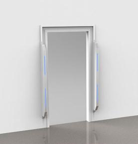 Wall-mounted RFID channel door library archives meeting sign-in warehouse clothing anti-theft inventory access control machine