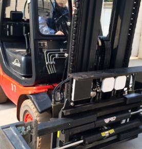 RFID warehouse forklift modification solution
