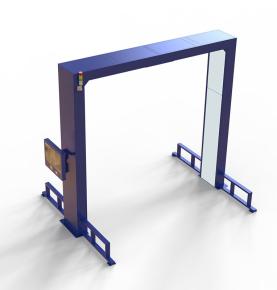 UHF RFID channel door gantry frame large warehouse asset inventory item entry and exit record management anti-theft machine