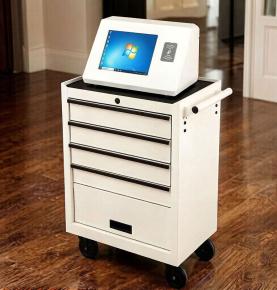Industrial RFID Smart Tool Cart - Smart Tool Management Cart with Windows Touchscreen | Modern Shop Floor Smart Tool Solutions