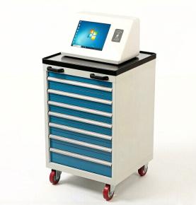 RFID Smart Tool Cart: Intelligent Management Cabinet for Workshop Maintenance | Heavy-Duty Mobile Drawer-Type Trolley