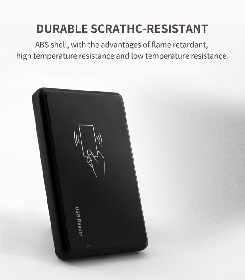 Desktop Contactless USB RFID Card Reader For 125khz Cards Tags 5 Desktop Contactless USB RFID Card Reader For 125khz Cards Tags 5