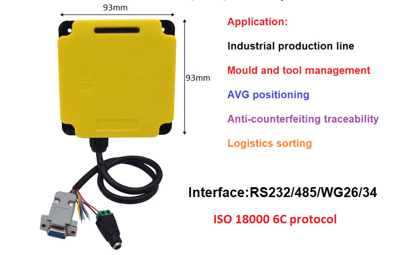 RFID Industrial Reader Modbus connected PLC UHF RFID 915M all-in-one production line management 6 RFID Industrial Reader Modbus connected PLC UHF RFID 915M all-in-one production line management 6