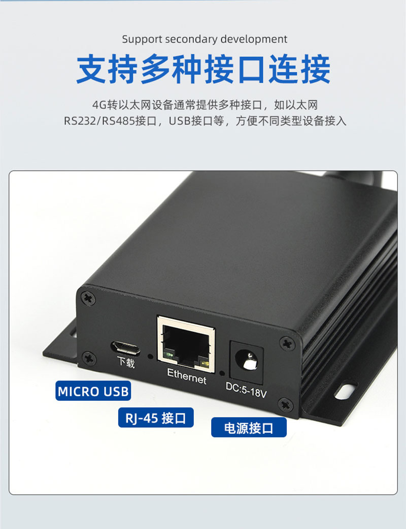 Gigabit industrial grade 4G wireless router RS232/RS485 serial port card IoT gateway remote management 5 Gigabit industrial grade 4G wireless router RS232/RS485 serial port card IoT gateway remote management 5