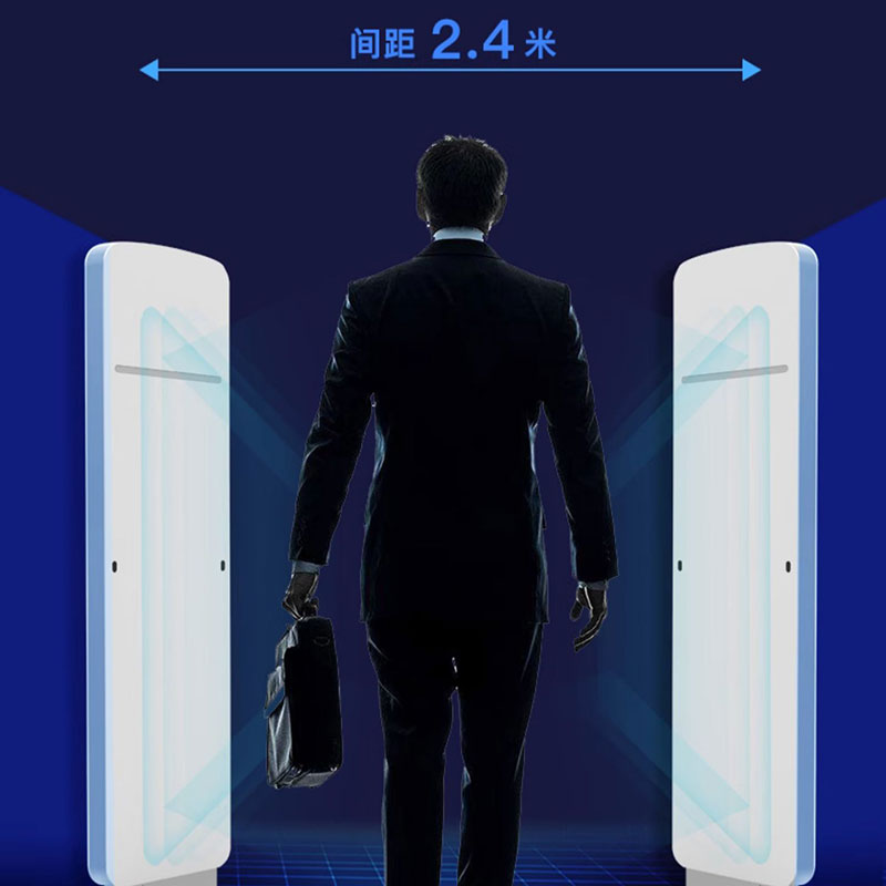 RFID Warehouse logistics channel door barrier-free access anti-theft door security door UHF security door RFID security door 2