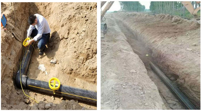 Gas pipeline positioning underground electronic tag disc-shaped electronic marker marker 5