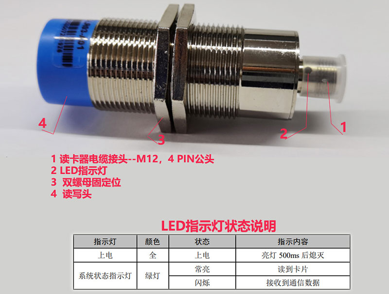 RS485 Modbus low frequency industrial RFID reader code carrier read-write head tag reader 4 RS485 Modbus low frequency industrial RFID reader code carrier read-write head tag reader 4