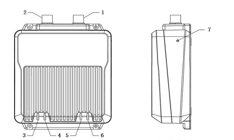 Profinet Ethernet POE low frequency industrial RFID reader/writer encoder code carrier card reader 4