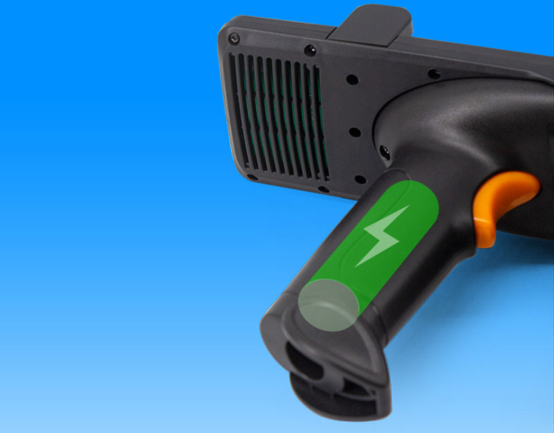 Bluetooth UHF handheld RFID collector QR code scanning reader ready to connect and use without development 8