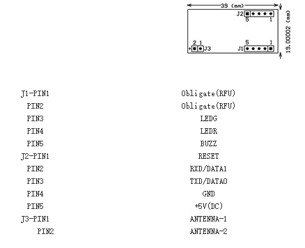 Face recognition access control embedded TTL serial port RFID card reading module NFC reading and writing module card swiping module