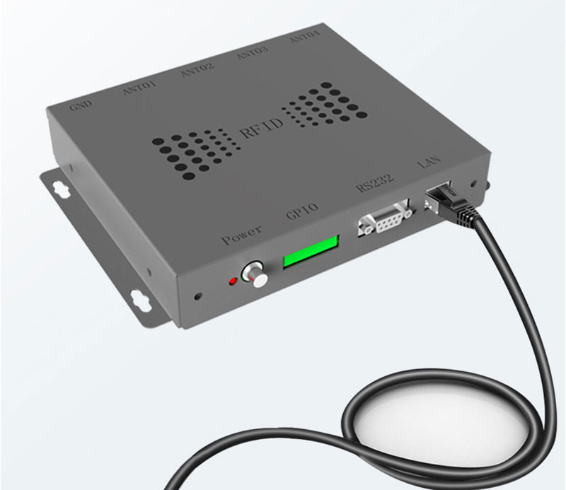 Industrial UHF RFID long-distance reader multi-channel radio frequency identification module electronic tag reader 4