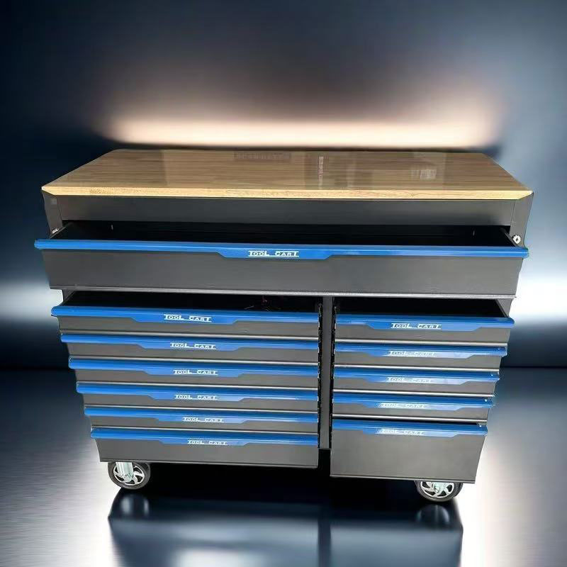 RFID 720 Pieces Auto Repair Tool Cart RFID Industrial Grade 12 Layer Tool Cabinet Heavy Duty Workshop Drawer Cart Repair Cart 4