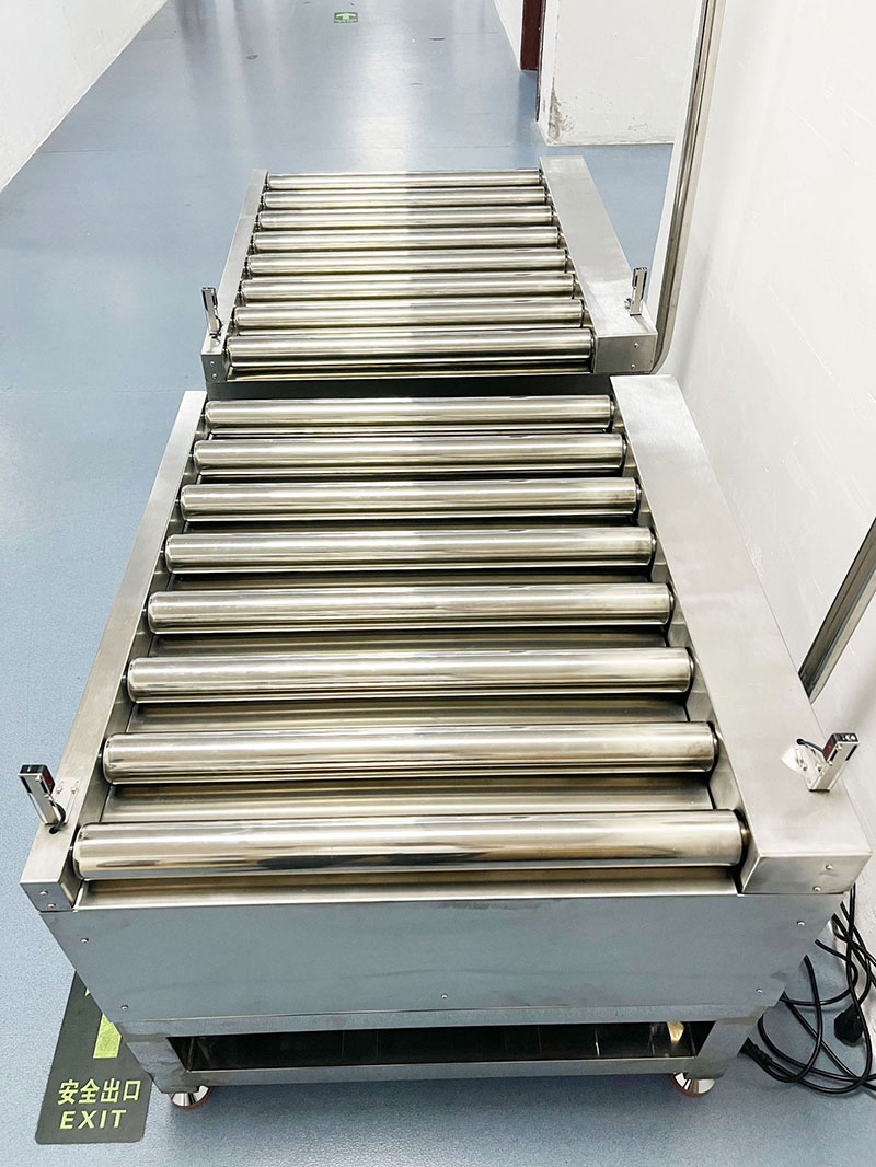 RFID powered drum checkweigher scale assembly line, three-color alarm printing scale, sorting and logistics non-powered drum scale 6 RFID powered drum checkweigher scale assembly line, three-color alarm printing scale, sorting and logistics non-powered drum scale 6