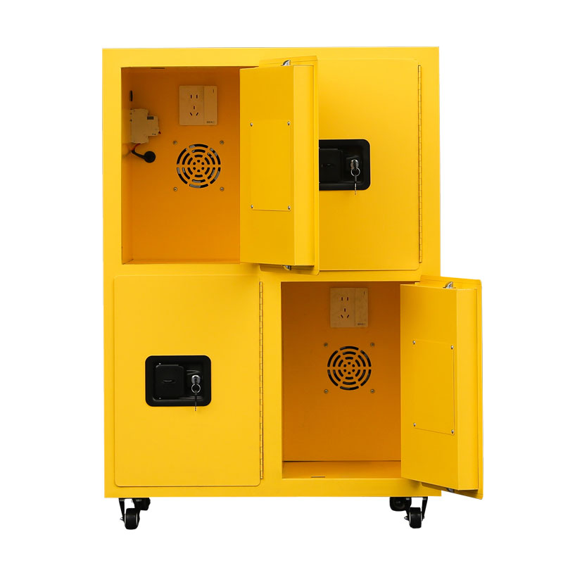 RFID lithium battery charging explosion-proof cabinet, RFID household electric vehicle battery storage box, RFID intelligent smoke alarm safety cabinet 4 RFID lithium battery charging explosion-proof cabinet, RFID household electric vehicle battery storage box, RFID intelligent smoke alarm safety cabinet 4