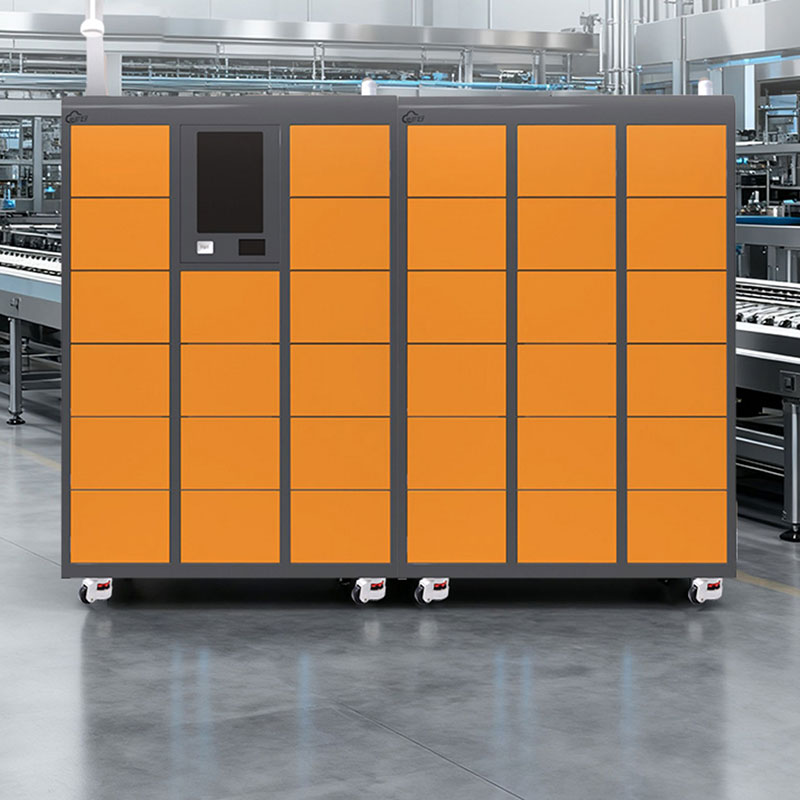 RFID smart locker RFID tool lending cabinet with chip-based automatic card swiping and facial recognition login 2