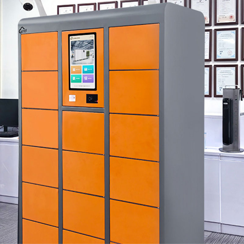 RFID smart locker RFID tool lending cabinet with chip-based automatic card swiping and facial recognition login 3