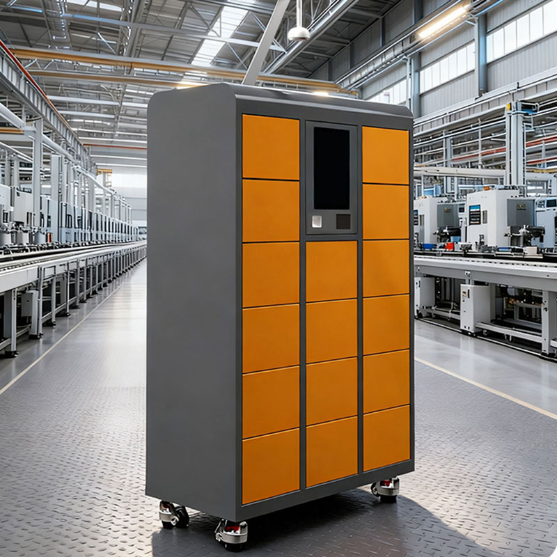 RFID smart locker RFID tool lending cabinet with chip-based automatic card swiping and facial recognition login 5