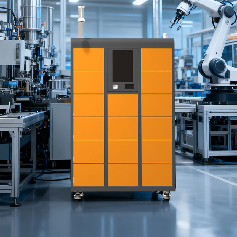 RFID smart locker RFID tool lending cabinet with chip-based automatic card swiping and facial recognition login 7
