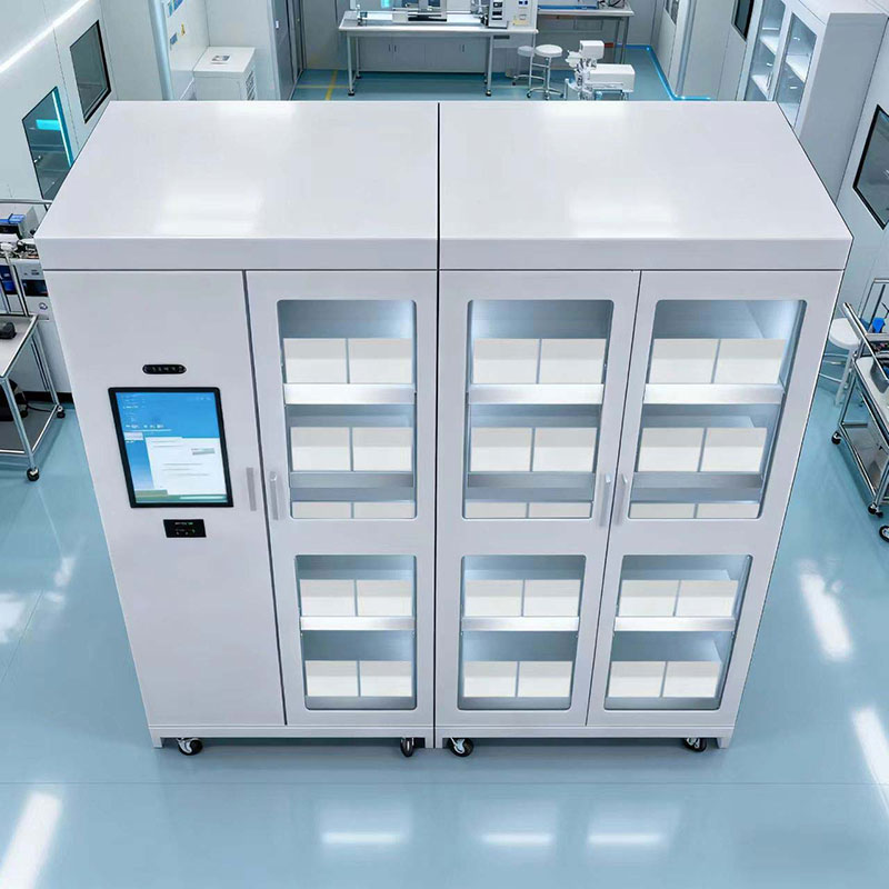 RFID smart weighing material cabinet; RFID facial recognition workshop <a href=https://rfid-life.com/RFID-Tools-Equipments.html target='_blank'>Tool</a> and consumables requisition, borrowing, and return automatic inventory cabinet. RFID smart weighing material cabinet; RFID facial recognition workshop tool and consumables requisition, borrowing, and return automatic inventory cabinet.