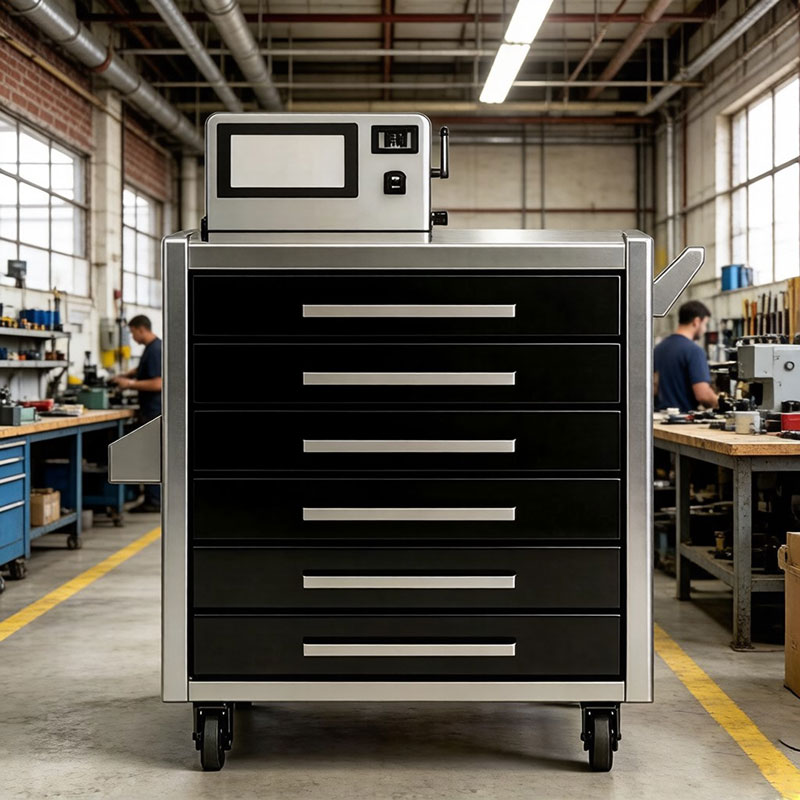 RFID Industrial Smart Tool Cart – The Next-Generation Workshop Asset Management Platform 3 RFID Industrial Smart Tool Cart for Factory Floor – Real-Time Tracking, Cloud Management & Durable Design