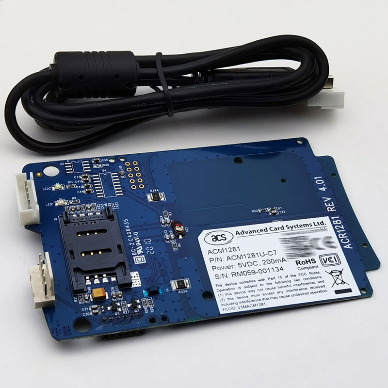 RFID Reader Module with SAM Card Slot | 13.56MHz USB | 848kbps