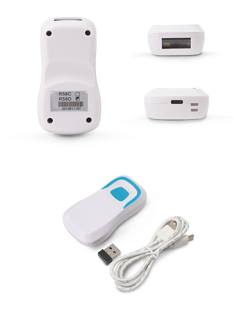 Plug & Play Wireless Bluetooth RFID NFC & QR Code Scanner | All-in-One Handheld Reader 2